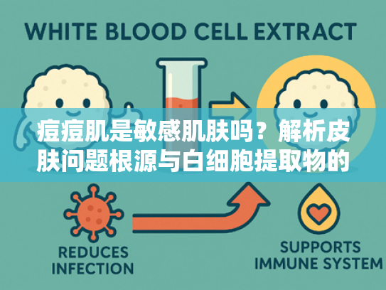 痘痘肌是敏感肌肤吗？解析皮肤问题根源与白细胞提取物的修复作用