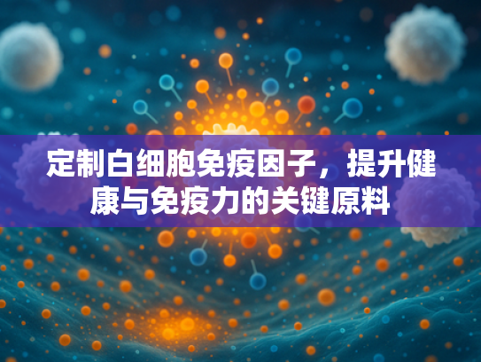 定制白细胞免疫因子，提升健康与免疫力的关键原料