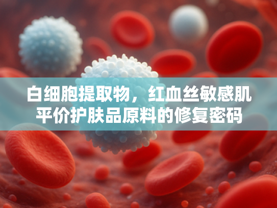 白细胞提取物，红血丝敏感肌平价护肤品原料的修复密码