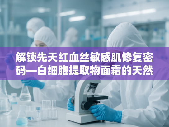解锁先天红血丝敏感肌修复密码—白细胞提取物面霜的天然守护之道