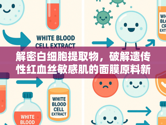 解密白细胞提取物，破解遗传性红血丝敏感肌的面膜原料新突破