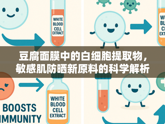 豆腐面膜中的白细胞提取物，敏感肌防晒新原料的科学解析与批发应用