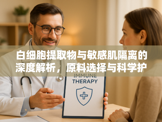 白细胞提取物与敏感肌隔离的深度解析，原料选择与科学护肤新趋势