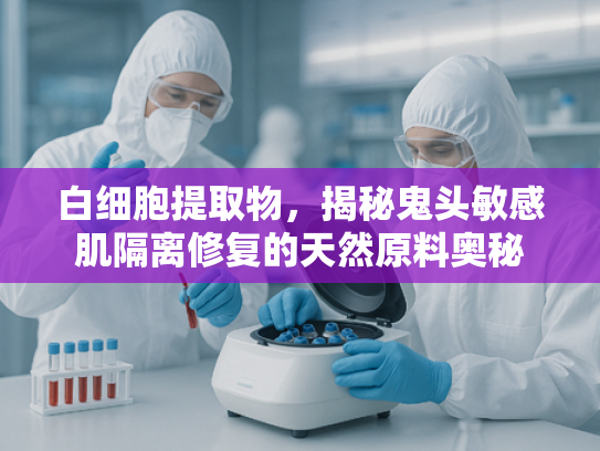 白细胞提取物，揭秘鬼头敏感肌隔离修复的天然原料奥秘