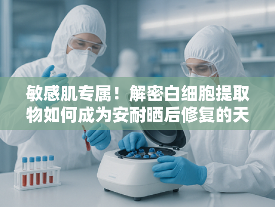 敏感肌专属！解密白细胞提取物如何成为安耐晒后修复的天然守护者