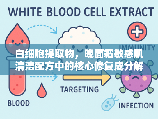 白细胞提取物，晚面霜敏感肌清洁配方中的核心修复成分解析
