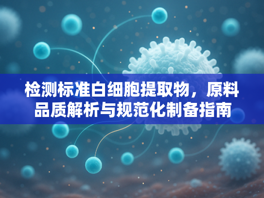 检测标准白细胞提取物，原料品质解析与规范化制备指南