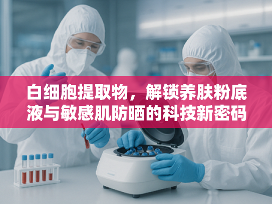 白细胞提取物，解锁养肤粉底液与敏感肌防晒的科技新密码