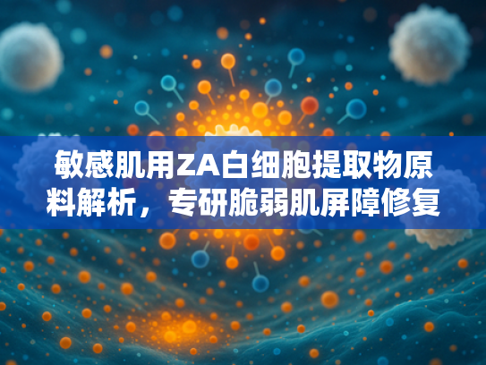 敏感肌用ZA白细胞提取物原料解析，专研脆弱肌屏障修复解决方案