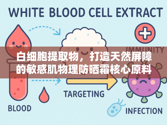 白细胞提取物，打造天然屏障的敏感肌物理防晒霜核心原料解析