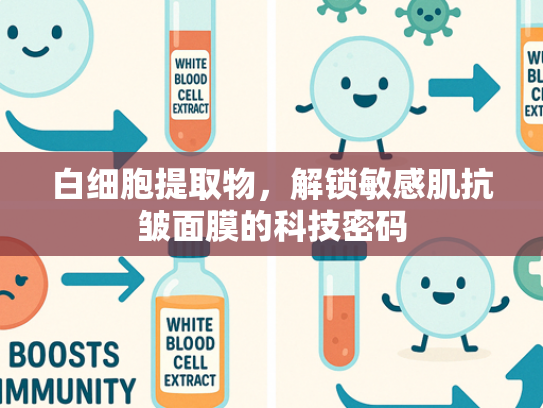白细胞提取物，解锁敏感肌抗皱面膜的科技密码