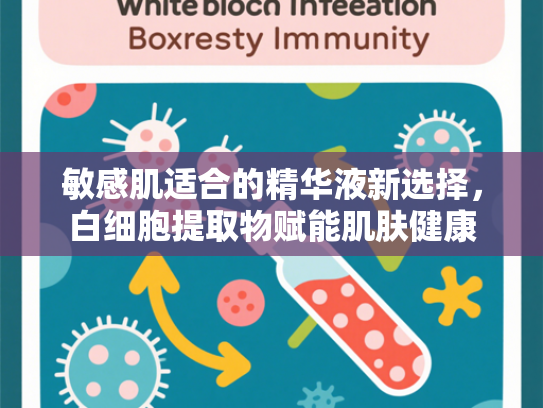 敏感肌适合的精华液新选择，白细胞提取物赋能肌肤健康