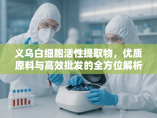 义乌白细胞活性提取物，优质原料与高效批发的全方位解析