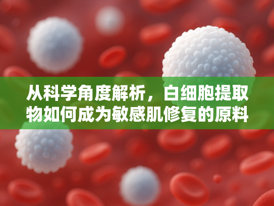 从科学角度解析，白细胞提取物如何成为敏感肌修复的原料新趋势？