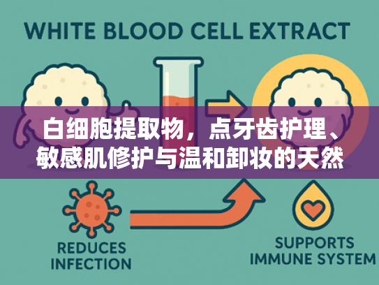 白细胞提取物，点牙齿护理、敏感肌修护与温和卸妆的天然原料解决方案