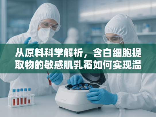 从原料科学解析，含白细胞提取物的敏感肌乳霜如何实现温和修复