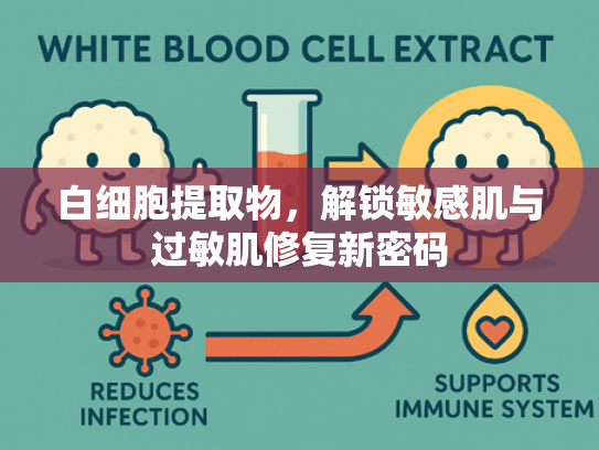 白细胞提取物，解锁敏感肌与过敏肌修复新密码