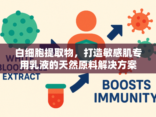 白细胞提取物，打造敏感肌专用乳液的天然原料解决方案