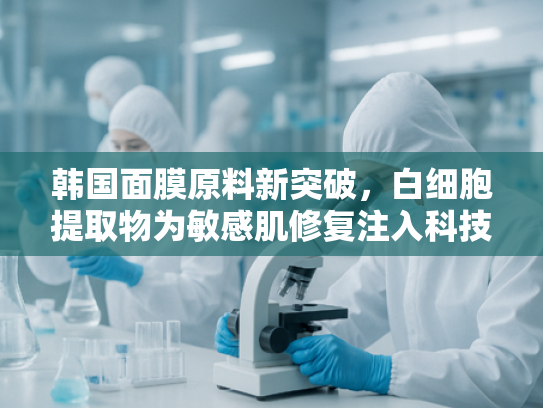 韩国面膜原料新突破，白细胞提取物为敏感肌修复注入科技力量