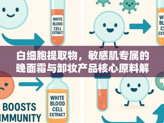白细胞提取物，敏感肌专属的晚面霜与卸妆产品核心原料解析