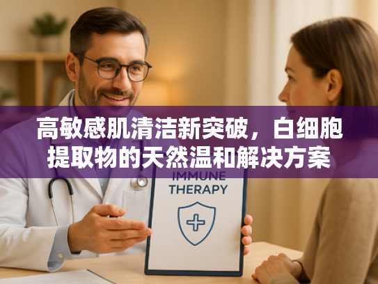 高敏感肌清洁新突破，白细胞提取物的天然温和解决方案
