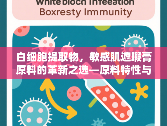 白细胞提取物，敏感肌遮瑕膏原料的革新之选—原料特性与批发优势解析