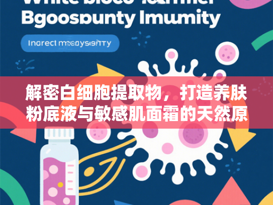 解密白细胞提取物，打造养肤粉底液与敏感肌面霜的天然原料新趋势