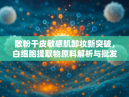 散粉干皮敏感肌卸妆新突破，白细胞提取物原料解析与批发优势