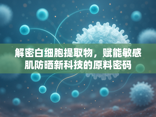 解密白细胞提取物，赋能敏感肌防晒新科技的原料密码