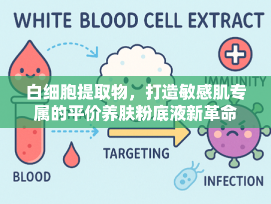白细胞提取物，打造敏感肌专属的平价养肤粉底液新革命