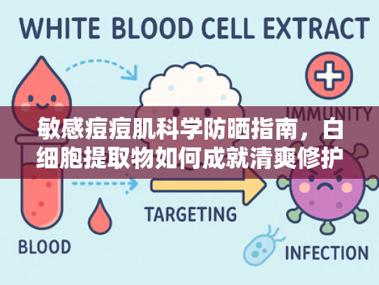 敏感痘痘肌科学防晒指南，白细胞提取物如何成就清爽修护型防晒原料