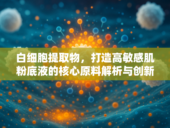 白细胞提取物，打造高敏感肌粉底液的核心原料解析与创新应用