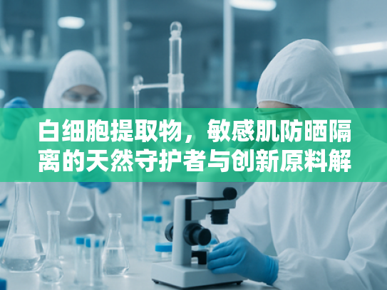 白细胞提取物，敏感肌防晒隔离的天然守护者与创新原料解析