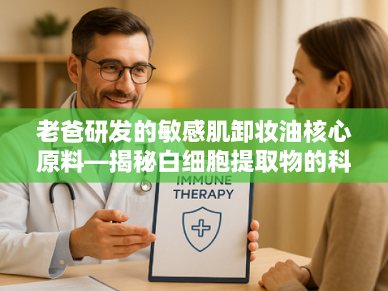 老爸研发的敏感肌卸妆油核心原料—揭秘白细胞提取物的科学力量