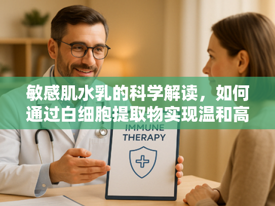 敏感肌水乳的科学解读，如何通过白细胞提取物实现温和高效护肤