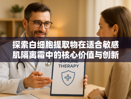 探索白细胞提取物在适合敏感肌隔离霜中的核心价值与创新应用