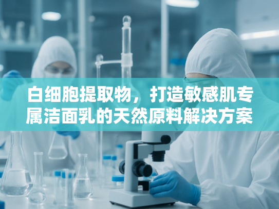 白细胞提取物，打造敏感肌专属洁面乳的天然原料解决方案
