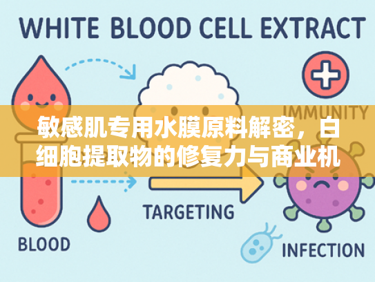 敏感肌专用水膜原料解密，白细胞提取物的修复力与商业机遇