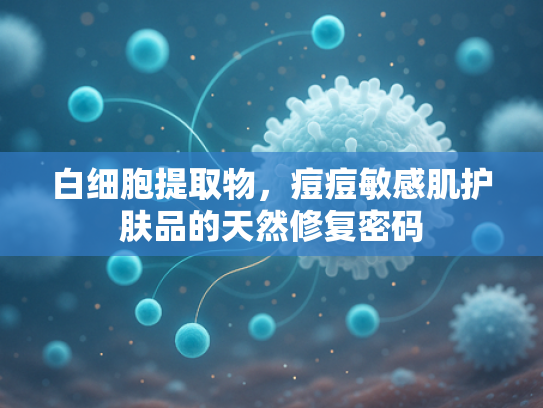 白细胞提取物，痘痘敏感肌护肤品的天然修复密码