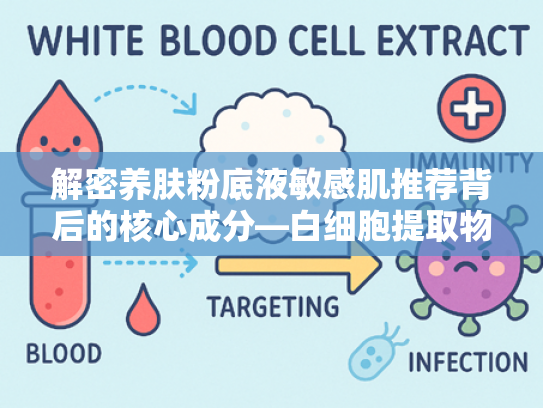 解密养肤粉底液敏感肌推荐背后的核心成分—白细胞提取物