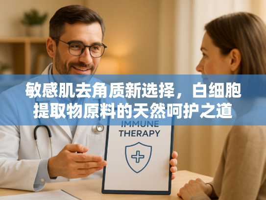 敏感肌去角质新选择，白细胞提取物原料的天然呵护之道