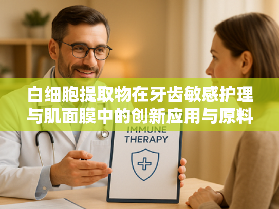 白细胞提取物在牙齿敏感护理与肌面膜中的创新应用与原料优势