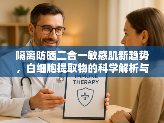 隔离防晒二合一敏感肌新趋势，白细胞提取物的科学解析与原料优势
