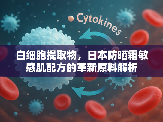 白细胞提取物，日本防晒霜敏感肌配方的革新原料解析