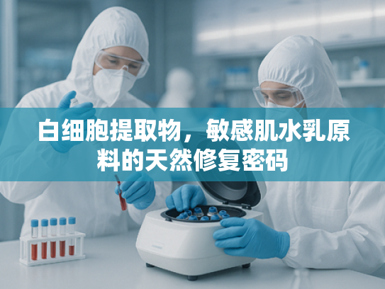 白细胞提取物，敏感肌水乳原料的天然修复密码