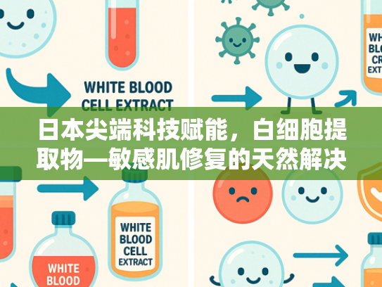 日本尖端科技赋能，白细胞提取物—敏感肌修复的天然解决方案