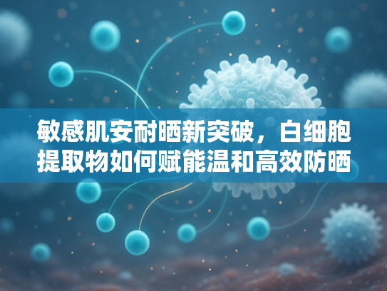 敏感肌安耐晒新突破，白细胞提取物如何赋能温和高效防晒？