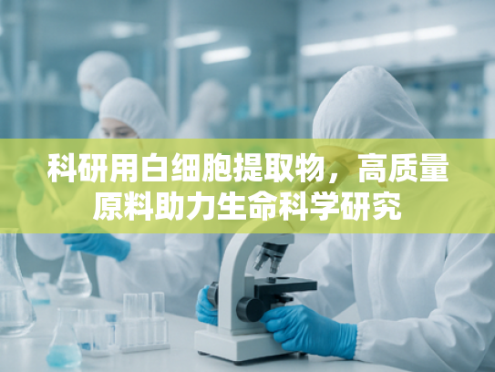 科研用白细胞提取物，高质量原料助力生命科学研究