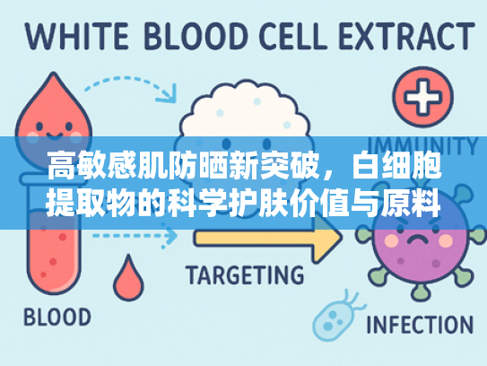 高敏感肌防晒新突破，白细胞提取物的科学护肤价值与原料优势