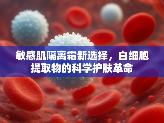 敏感肌隔离霜新选择，白细胞提取物的科学护肤革命